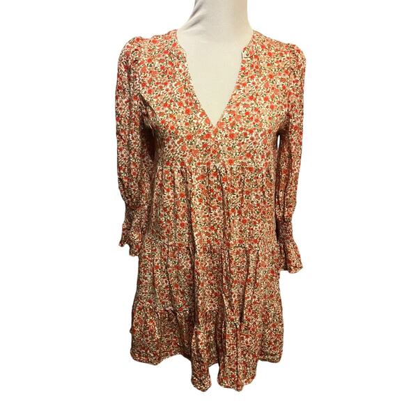 Tuckernuck Pomander Place Savannah Floral Kenzo Mini Dress •Women S• Tiered EXC - Picture 7 of 16